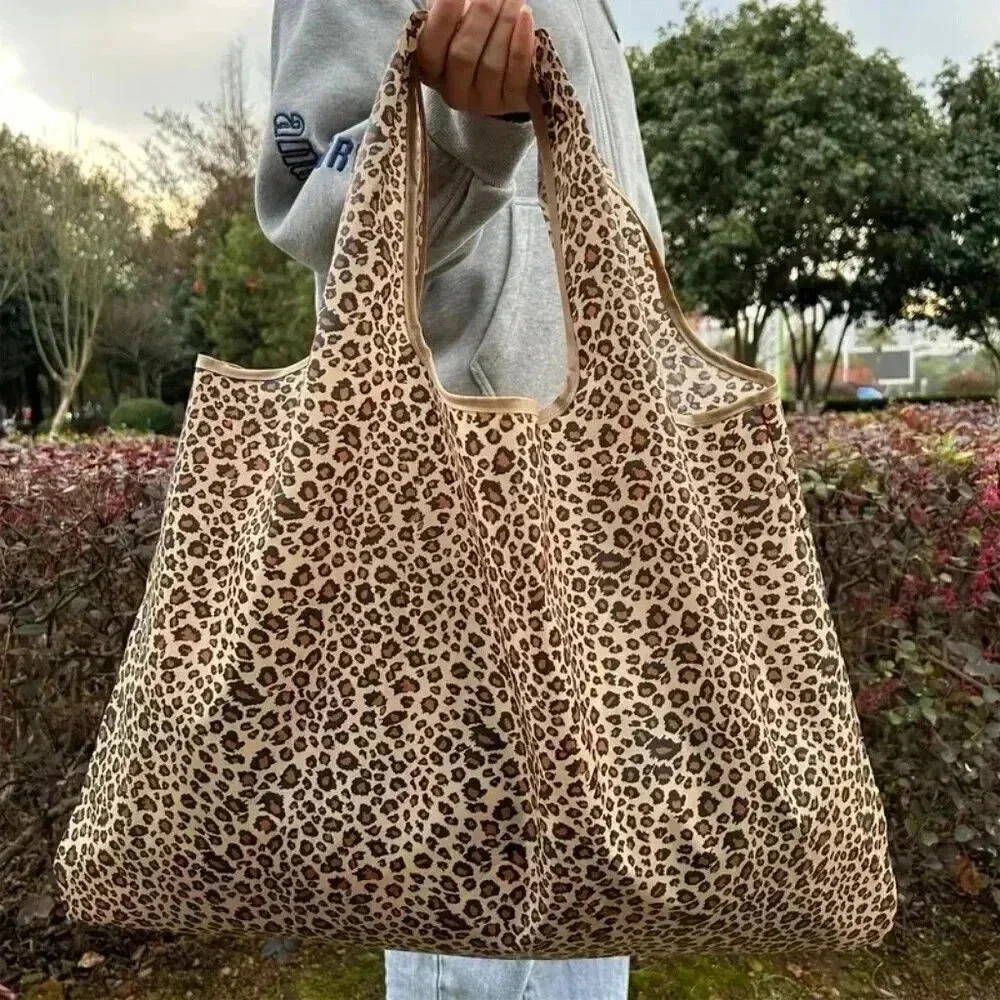 Leopard Print Tote Bag